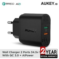 READY AUKEY CHARGER IPHONE SAMSUNG USB QUICK CHARGE 3.0 &amp; AIPOWER