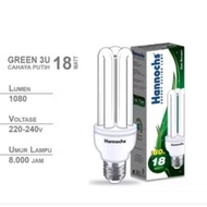 HANNOCHS Green PLC Finger Lamp 3U 18W 18Watt 18 W Watt LHE Led Bulb