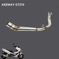คอท่อ keeway gt270 คอท่อ2นิ้ว แสตนเลส รับประกันสินค้า1ปี
