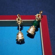 Ancient Method Inlaid Vajra Universal Round Beads Dzi Beads Empty Holder All-Match Tibetan Style Dzi