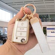 1set Car Key Case & Keychain Compatible With Volkswagen, Key Fob Cover