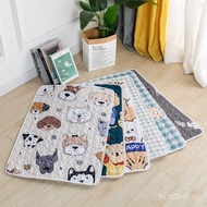 Sleeping Mat Floor Mat Dog Bed Summer Dog Mat Pet Cotton Mat Sleeping Cat Mat Dog Mat Non-Slip Cat D