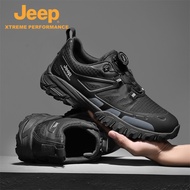 JEEP/JEEP Autumn Genuine Leather Hiking Hiking Shoes Men's Breathable Outdoor Sports Casual Men's Sh