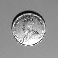 Koin Perak King George 10 Cent 1927