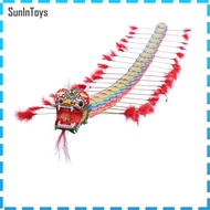 【SunInToys】Chinese แบบดั้งเดิมว่าวมังกรพลาสติกเด็กพับกลางแจ้งของเล่น