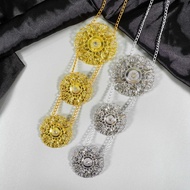 Brooch Dokoh Kebaya Kerongsang Pin Besar Kebaya Berantai Traditional Dokoh Kebaya Juntai