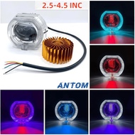 CAHAYA UNGU CR7 Projector Biled Laser Cut Off Light mini 2.5 4.5 inch D2 D3 High Low 30watt/plus Pur