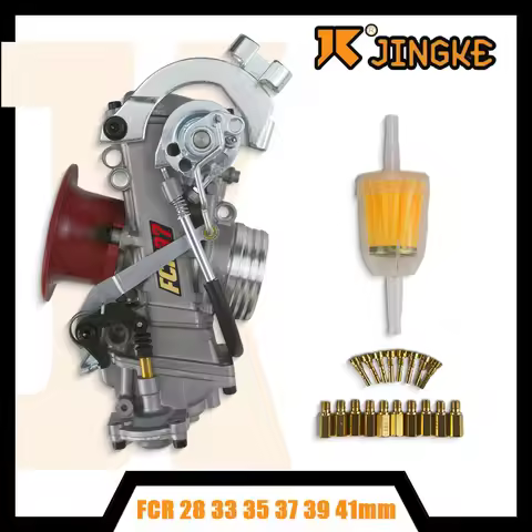 FCR 28-41mm Motorcycle Carburetor For Keihin CRF450-650 S450 For Husqvarna 450 KTM FS450 ATV Quad Di