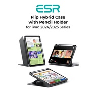 ESR iPad 10/11 (2025) / iPad Air 13 (24/25) / iPad Air 11 (24/25) / iPad Air 5/4 Flip Hybrid Case w/