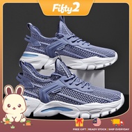 Ready Stock FIFTY2 FS088 Fashion Men Sport Shoes Breathable Sneakers Running Shoes Lelaki Kasut Suka