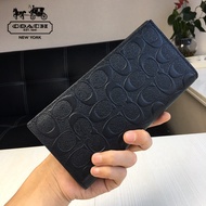 Long Wallet Men Double Fold Wallet Embossed in Stock 75365