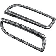 Compatible with Fiat 500 Fog Lamp Frame Compatible with Fiat 500 Carbon Fiber Compatible with Fiat 5