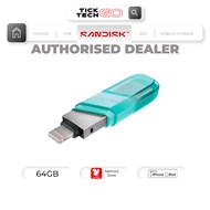 SanDisk iXpand Flash Drive Flip for iPhone/iOS (64GB/128GB/256GB) lighting/USB Flash Drive / Pendriv