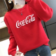 [AMYGO] Sweatshirt Woman Oversized Sweatshirts Women Plus Size Blouse Women Wanita Blaus Ladies Baju Perempuan Lengan Panjang