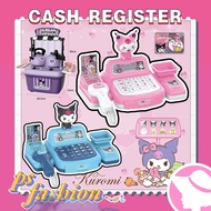 Cashier Machine Toys Baby Supermarket Cash Simulated Swipe Scan Register Casher Children Pretend Pla