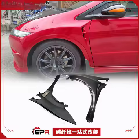 For Honda Civic FN2 Type R Carbon Fiber Mugen Style Front Fender