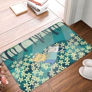 Field Of Flowers Adventure Time Doormat Carpet Mat Rug Polyester Non-Slip Floor Decor Bath Bathroom Kitchen Balcony 40*60