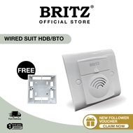 [SG-INSTOCK] BRITZ Wired Digital Door Bell [FREE MOUNTING BOX + SCREWS] Doorbell HDB BTO [SHIP OUT IN 1-2 WORKING DAY]