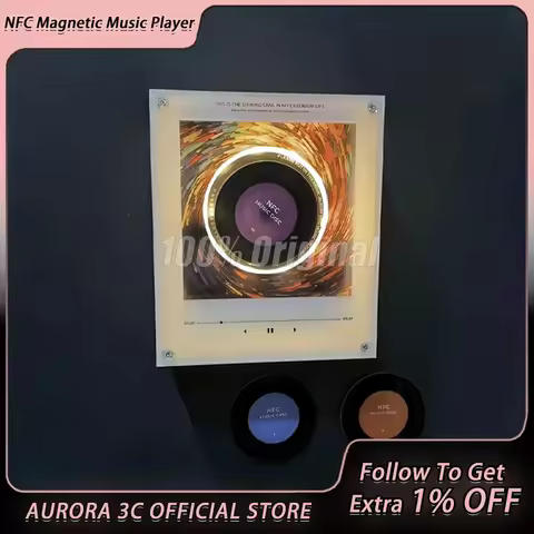 NFC Smart Fridge Magnet Music Player Touch React Automatic Play Audio Interactive Customized Magneti