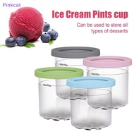 Pinkcat Ice Cream Pints Cup For Ninja Creamie Ice Cream Maker Cups Reusable Can Store Ice Cream Pints Containers With Sealing SG