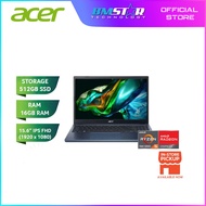 Acer Aspire 3 A315-24P-R7J0 Laptop (Ryzen5-7520U/8G/512GSSD/15.6"FHD/OFF H&S/W11/2YR) Steam Blue
