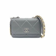Chanel 灰色 19bag woc 晶片 肩背包