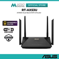 ASUS RT-AX53U AX1800 DUAL-BAND WIFI 6 ROUTER WITH AIPROTECTION, MU-MIMO & OFDMA TECHNOLOGY, ASUS AIM