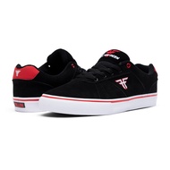 Fallen Footwear US The Daytona Vulc Skate Shoes - Black/ Red/ White