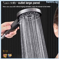 KA Shower Head, High Pressure Adjustable Water-saving Sprinkler, Fashion Handheld 3 Modes Multi-function Shower Sprinkler Bathroom Accessories