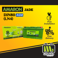 [Installation Provided] Amaron Jade AGM DIN80 LN4 Auto Start Stop Car Battery Kereta Bateri MERCEDES BMW