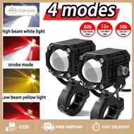 Mini Driving Light Mocycle Driving Spot Waterproof Light 4 Modes Light With Switch