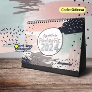Odessa Calendar 2024 - Pastel Desk Calendar