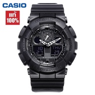 Casio G-Shock นาฬิกาข้อมือผู้ชาย สายเรซิ่น รุ่น GA-100-1A1 นาฬิกาแฟชั่นลำลอง ประกันภัย 1 ปี