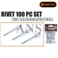TACTIX 217053 RIVET 3.2MM(1/8”)X6.4MM(1/4”)