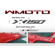 W MOTO XTREME 150 (X150) decal Sticker