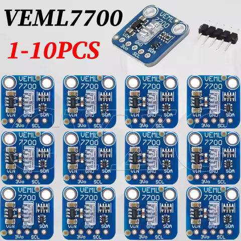 1-10PCS VEML7700 Ambient Light Sensor Module 120k Lux Light measuring Sensor Board 3.3V 5V I2C IIC I