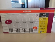 osram歐司朗 led 燈泡色 11.5W （4 入裝）