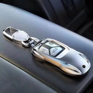 Fashion Zinc Alloy Car Key Cover Sport Car Shape Auto Key Shell Protector for Audi A6 A4 A3 Q2 Q3 Q5