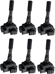 ENA Set of 6 Ignition Coil Pack Compatible with Acura Legend 3.2L NSX 3.0L Replacement for C964 3052
