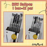 HBW ballpen 1 box 12 pcs