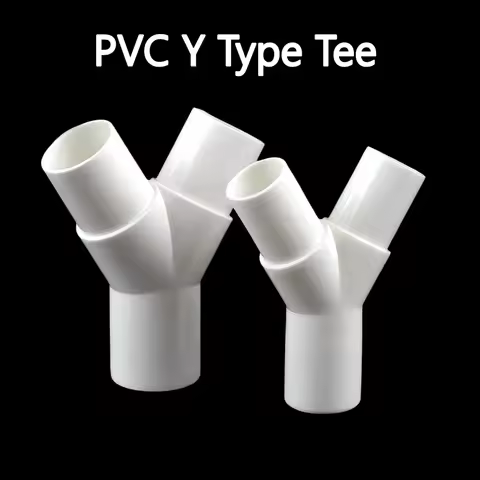 1~10PCS I.D 16/20mm PVC Y Type Tee Fork Water Pipe Accessories Parts Aquarium Fish Tank Adapter Gard