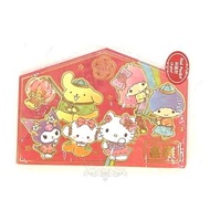SANRIO CHARACTERS 港版 2025 蛇年 賀年 繪馬 造型 祈願 利是封 6個裝 紅封包 紅包 壓歲錢 新年