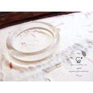 Water Ring-White Crystal Bracelet C Ring Mouth 53.2/White Crystal/Crystal Bracelet/[Jingjing Worksho