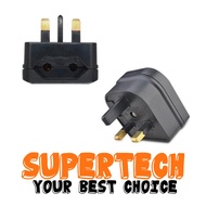 3 pin UK to 2 pin EU AC Universal Adapter Power Plug Travel Converter 3PIN 2PIN