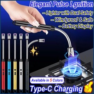 ✔Electronic lighter, arc lighter, spark gun, rechargeable lighter, rechargeable lighter, USB lighter