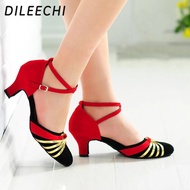 【Top Selling Item】 Dileechi Latin Dance Shoes Ballroom Dancing Isointernational Women's Soft Outsole