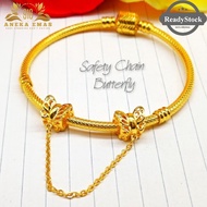 Safety Chain Untuk Gelang Emas/Pandora | Gold 916 💯 Original