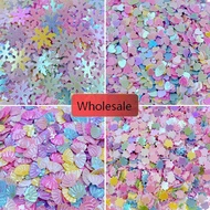 Mixed Colors PVC Loose Sequins DIY Various Styles Nail Craft Jewelry Making Star Heart Shell Leaves 