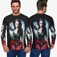 Amy Lee Men's T-shirt Polyester Jersey Casual Style Fashionable Unisex Tees