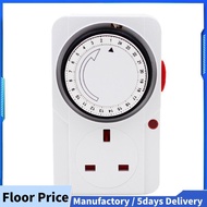 24-Hour Segmented Timer Switch-Energy-Saving Plug Timer Socket Kit-with Programmable Time Controller